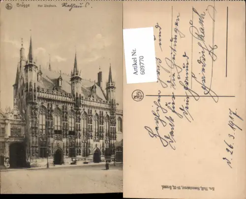 609770,Brugge Bruges Brügge Stadhuis