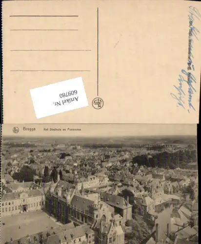 609780,Brugge Bruges Brügge Stadhuis Panorama