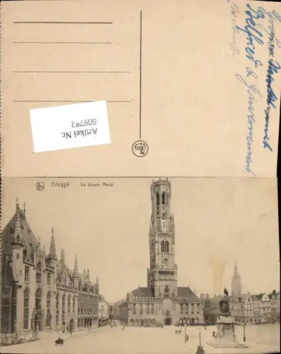 609782,Brugge Bruges Brügge Groote Markt