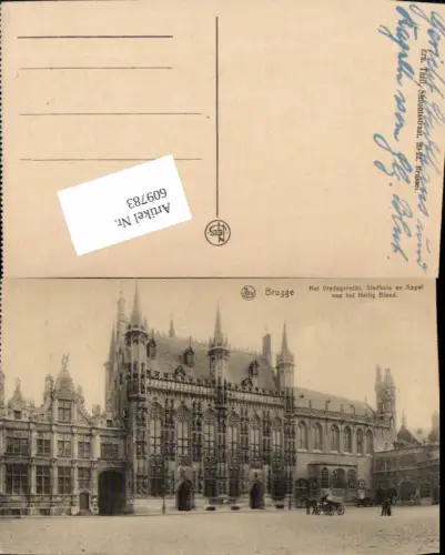 609783,Brugge Bruges Brügge Stadhuis Kapel