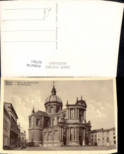 617951,Namur Namen Eglise de Saint-Aubin Sint-Albijnkerk Kirche Belgium