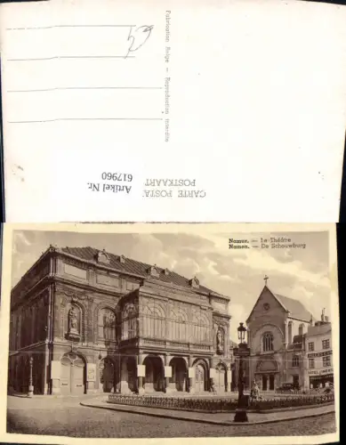 617960,Namur Namen Le Theatre De Schouwburg Belgium