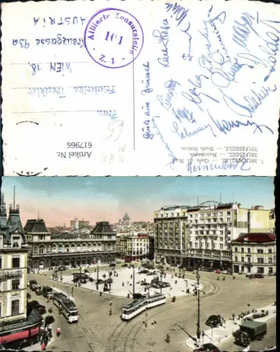 617966,Foto Ak Bruxelles Brüssel Gare de Nord Nordbahnhof Bahnhof Belgium