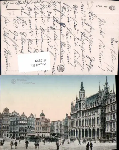 617979,Bruxelles Brüssel La Grand Place Rathausplatz Belgium