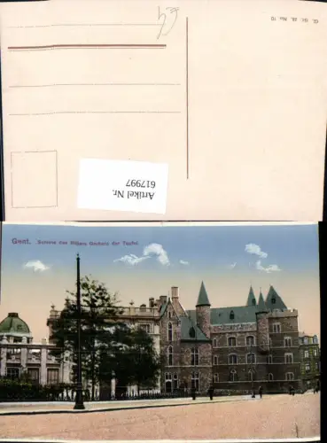617997,Gent Gand Schloss d. Ritters Gerhard d. Teufel Belgium