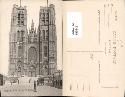630242,Bruxelles Brüssel Eglise Ste-Gudule Kirche Belgium