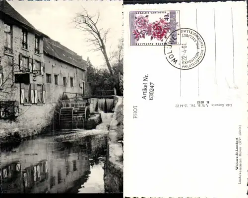 630247,Foto Ak Woluwe-St-Lambert Lindekemaelen Molen Wassermühle Mühle Belgium
