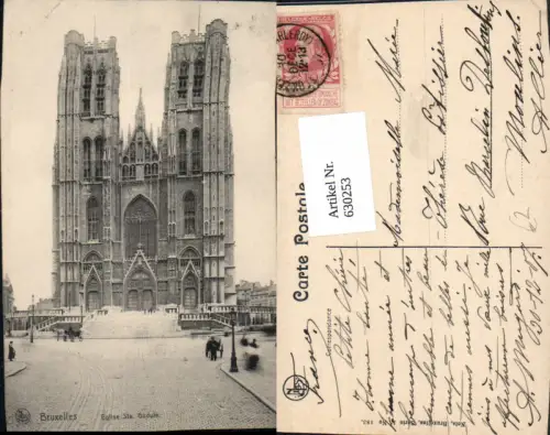 630253,Bruxelles Brüssel Eglise Ste Gudule Kirche Belgium