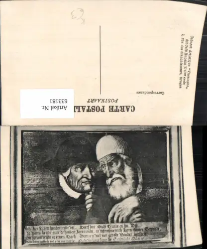 633181,Künstler Ak Männer Text Vlissinghe Brugge Belgien