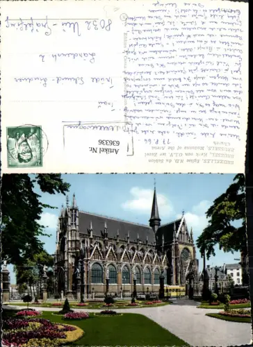 636336,Brüssel Bruxelles Eglise Notre Dame du Sablon Kirche Belgium