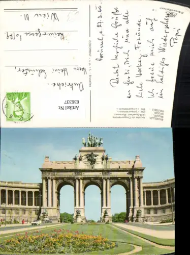 636337,Brüssel Bruxelles Arcades du Cinquantenaire Belgium