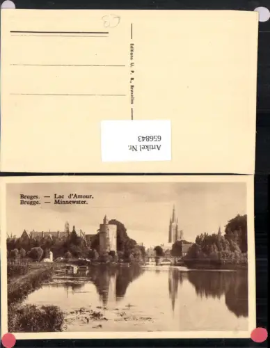 656843,Bruges Brügge La d Amour Minnewater Belgium