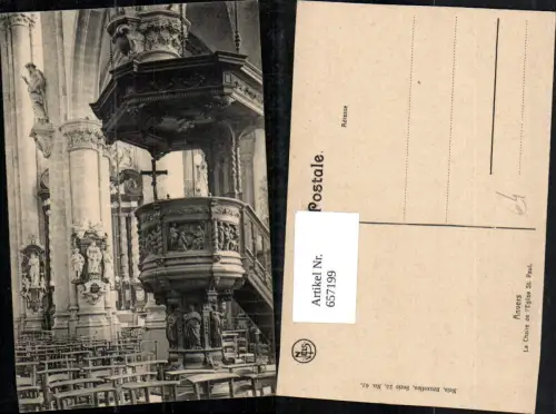 657199,Anvers Antwerpen La Chaire de l Eglise St Paul Belgium