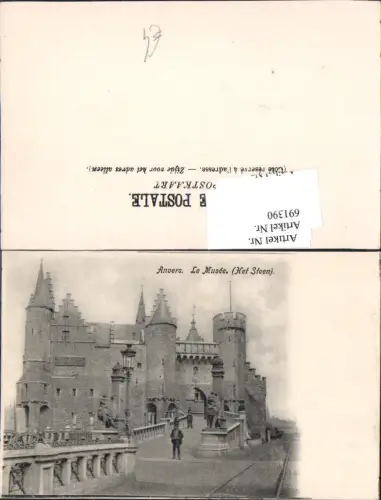 691390 Belgium Anvers Antwerpen Le Musee Het Steen