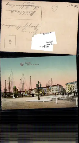 691396 Belgium Ostende Entree de la Ville Hafen