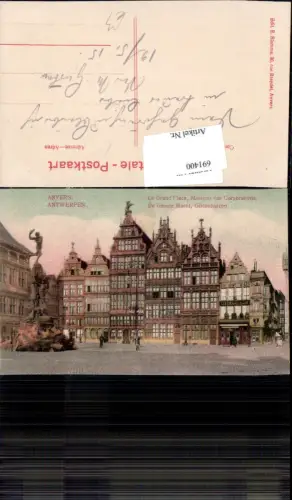 691400 Belgium Anvers Antwerpen Groote Markt Gildenhuizen