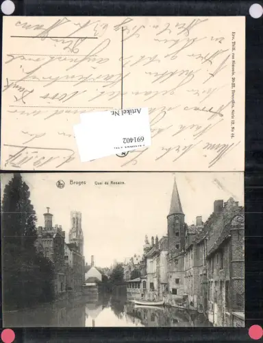 691402 Belgium Bruges Brugge Quai du Rosaire