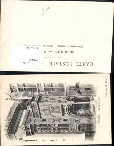 691406 Belgium Bruges Brugge Bibliothek Bibliotheque