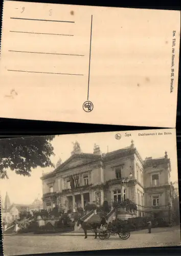 703165 Belgium Spa Etablissement des Bains Kutsche