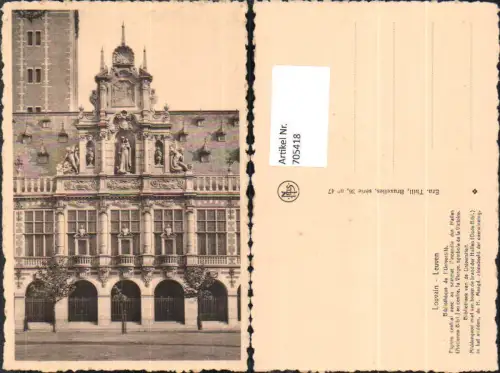 705418 Louvain Leuven Bibliotheque de l Universite