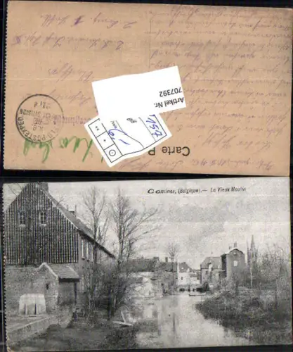 707392 Comines Belgique Le Vieux Moulin Mühle Warneton Hennegau