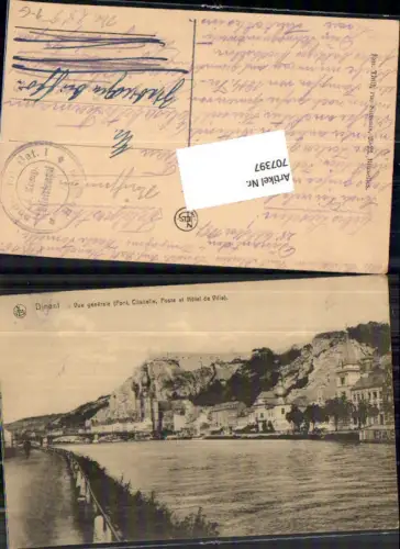 707397 Dinant Pont Citadelle Poste Hotel de Ville