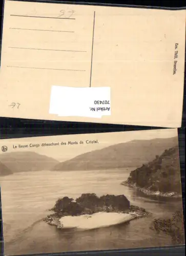 707430 Le fleuve Congo Kongo Monts de Cristal