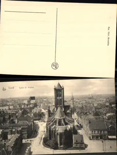707468 Belgium Gand Gent Eglise St. Nicolas