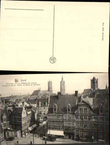 707482 Belgium Gand Gent Chateau Comtes Eglise St. Nicolas