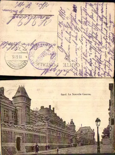 Gand Gent La Nouvelle Caserne Kaserne K.D. Feldpost Zadelsdorf Zeulenroda Triebes