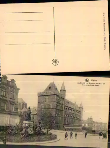 707487 Belgium Gand Gent Standbeeld Lieven Bauwens
