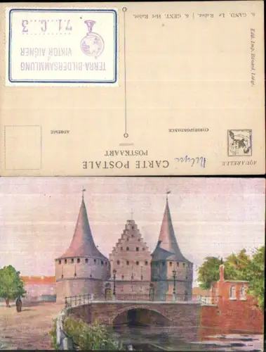 707502 Künstler AK Belgium Gand Gent Le Rabot