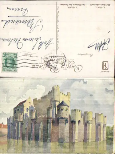 707503 Künstler AK Belgium Gand Gent Chateau de Comtes