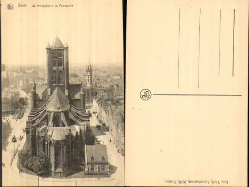 707504 Belgium Gand Gent Eglise St. Nicolas