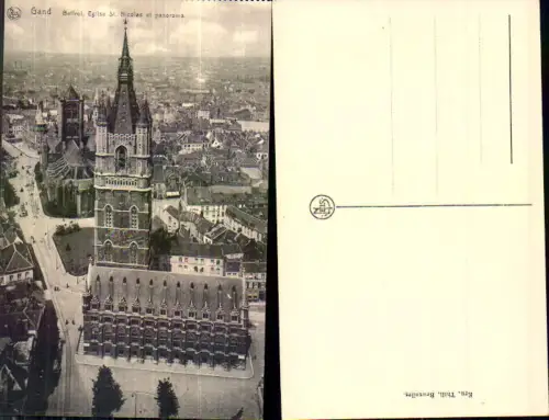707511 Belgium Gand Gent St. Nicolas Beffroi