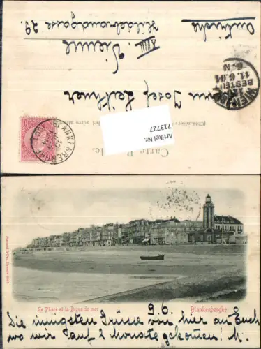 713727 Blankenberghe Leuchtturm le Phare et la Digue pub Stengel e Co. 5961