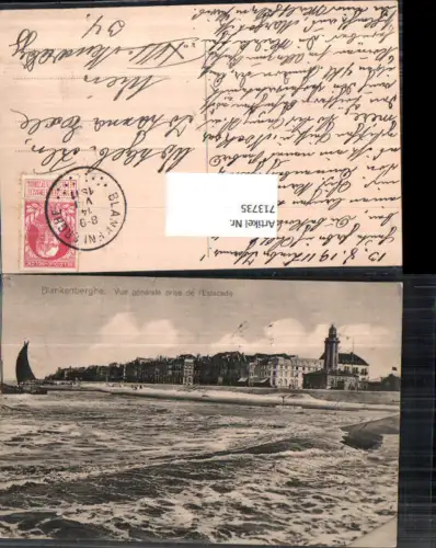 713735 Blankenberghe Blankenberge Estacade Strand Wellen Meer