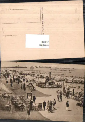 713740 Blankenberghe Blankenberge de Bruyn Strand