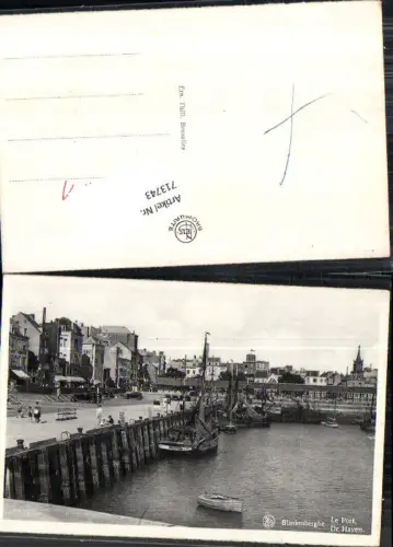 713743 Blankenberghe Blankenberge haven hafen Port