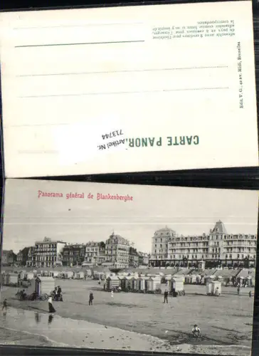 713744 Blankenberghe Blankenberge Strand Strandleben Grand Hotel