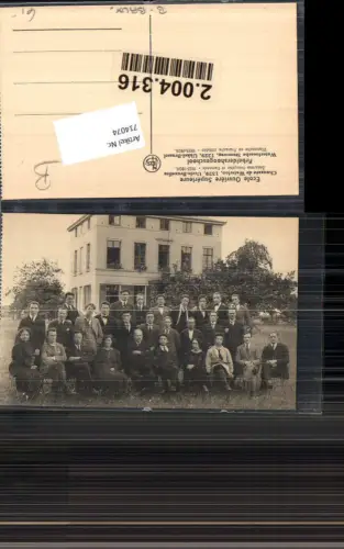 714074 Uccle Bruxelles Ukkel Brüssel Ecole Ouvriere Superieure Chaussee de Waterloo Arbeidershoogeschool