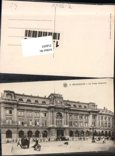 714097 Brüssel Bruxelles La Posre Centrale Postamt