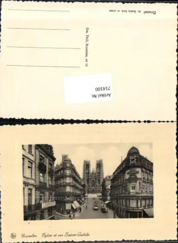 714100 Brüssel Bruxelles Eglise Sainte Gudule