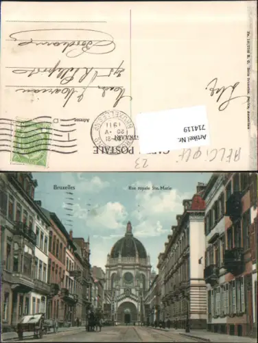 714119 Brüssel Bruxelles Rue royale Ste. Marie