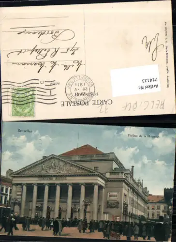 714123 Brüssel Bruxelles Theater Monnaie