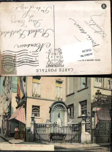 714124 Brüssel Bruxelles Manneken Pis Pinkelhumor pinkeln