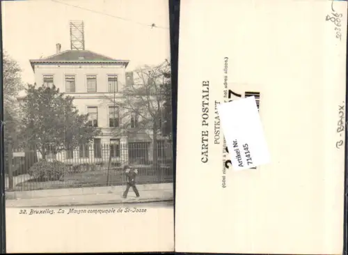 714145 Brüssel Bruxelles La maison Communale de St. Josse