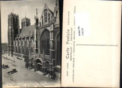 714152 Brüssel Bruxelles Cathedrale Eglise Saint Gudule