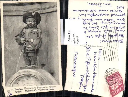714159 Brüssel Bruxelles Pinkelhumor Manneken Pis Pinkeln