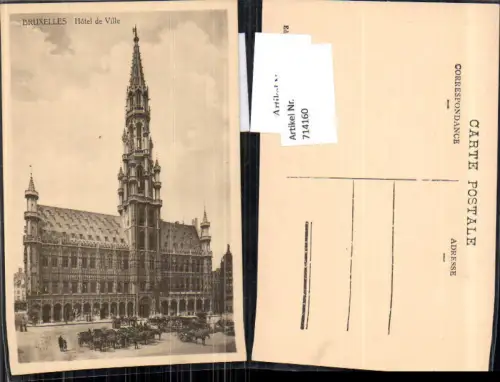 714160 Brüssel Bruxelles Hotel de Ville